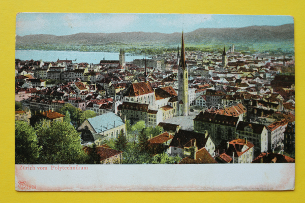 Ansichtskarte AK Zürich / Ortsansicht vom Polytechnikum / 1905-1920 / Plätze – Häuser – Gebäude